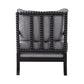 Cushion Back Accent Chair Grey And Black - 903824 ebuystt