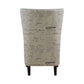Curved Arm High Back Accent Chair Cream - 904047 ebuystt