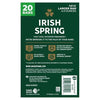 Irish Spring Deodorant Soap, 20 pack  113 g  20 X 113 G Large Bars - Washes away bacteria on body and can be used to wash your hands if you run out of hand soap. Paraben free bar soap, gluten free, and made without phthalates - 273680