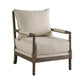 Cushion Back Accent Chair Oatmeal And Natural - 905362 ebuystt