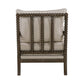 Cushion Back Accent Chair Oatmeal And Natural - 905362 ebuystt