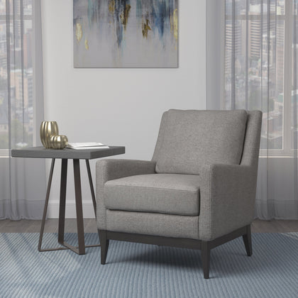 Track Arm Upholstered Accent Chair Warm Grey - 905531