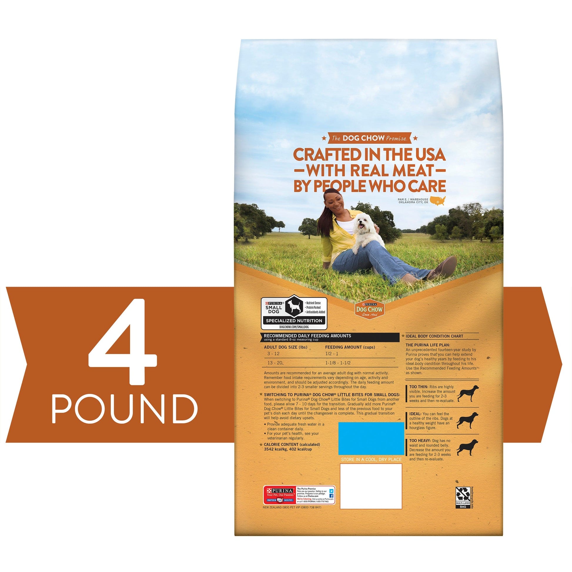 PURINA ONE ADULT DRY DOG FOOD LAMB AND RICE 4LB - POALNR Pie's Variety Store