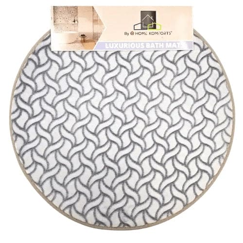 Home Komfort, Luxurious Bath Mat Extra Soft and Absorbent Microfiber Bath Mat for Bathroom, Non Slip Bath Mat (60cm x 100cm) - Provides comfort and cozy feeling when your feet steps on it and protecting your floor from moisture - 92174 Pie's Variety Store
