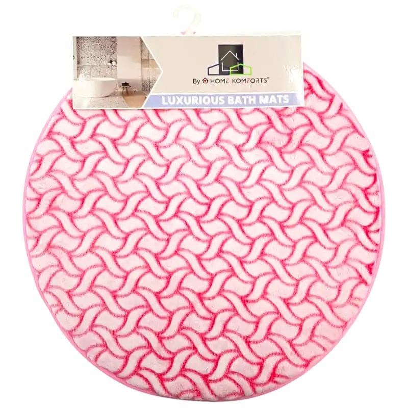 Home Komfort, Luxurious Bath Mat Extra Soft and Absorbent Microfiber Bath Mat for Bathroom, Non Slip Bath Mat (60cm x 100cm) - Provides comfort and cozy feeling when your feet steps on it and protecting your floor from moisture - 92174 Pie's Variety Store