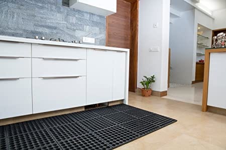 Unimat Anti Fatigue Mat 3 inch x 3 inch x 5/8 inch  This practical mat protects your floor from heavy traffic whether it is for a kitchen, a workplace, or even a children's space-215110 Hannah's Variety Store