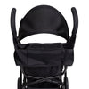 Baby Trend Rocket Lightweight Stroller, Princeton, Black 50lbs Dual foot activated parking brake and a parent organizer with 2 cup holders Large canopy and basket; Baby trend rocket stroller will accommodate your growing child up to 50 pounds- 9001402036