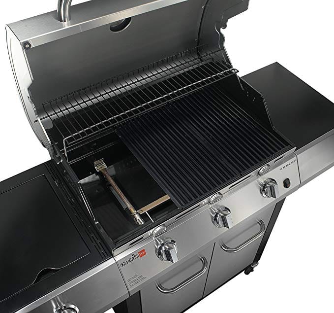 Char-Broil Performance TRU Infrared 3-Burner Gas Grill with Side Burner and Cabinet - 467650017