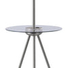 Teamson Home Silver Myra Floor Lamp with Side Table Teamson is a global lifestyle home designs brand bringing joy into every home through beautiful, quality pieces made for stylishly comfortable everyday living-427191