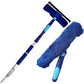 Cleaner 20 Foot Reach Extension Pole Plus Squeegee & Window Washer Telescopic Pole for Window Cleaning Extension Pole for Cleaning Windows - 101078674 ebuystt