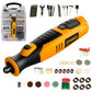 WORKSITE 8V Rotary Tool 110 Pieces Accessories Set Mini Grinder Cutter Diamond Jewelry Wood Cordless Rotary Tool Kit.- CRT324-110 Worksite Hand Tools