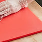 Royal Industries Cutting Board, 15inch x 20inch x 1/2 inch Red The material guarantees maximum sanitation, resisting cut-grooving, which could potentially absorb juice, bacteria,or odor, without compromising your blade's sharpness-ROY CB 1520 R Hannah's Variety Store