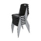 Lifetime Stack Chair Black Commercial Grade-28333 ebuystt