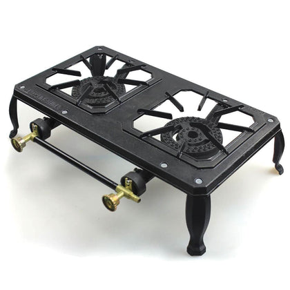 ToolCraft Large Burner Ring Stove with Stand. Ideal for Camping, Cookouts, Household and Many More - TCAS007