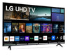 LG 50 inch  Smart LED 4K UHD TV 50UQ7070ZUE  Find your favorites quickly with built-in access to Netflix, the Apple TV app, Disney+, HBO Max and instant access to over 300 free LG channels with everything from sitcoms to movies to sports -443349