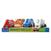 MELISSA & DOUG Emergency Vehicle Set: Sturdy wooden construction and moving parts on each vehicle means the ambulance, rescue helicopter, police car, and fire engine - 9285