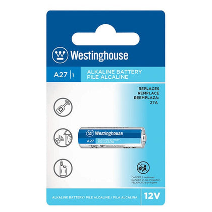 Westinghouse Alkaline 12V A 23 Battery 1 Pk -A27BP1
