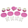AMERICAN PLASTIC  My Very Own Tea Cart 26 pieces: Perfect for an afternoon tea party - AMERICAN-116
