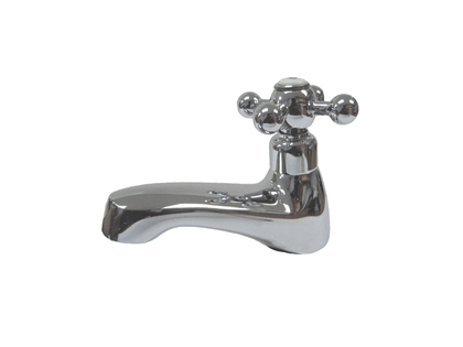 Aquarius Polished Chrome Basin Tap. Ideal for Bathroom, Corner Sinks, Powder Room, etc - 24P12
