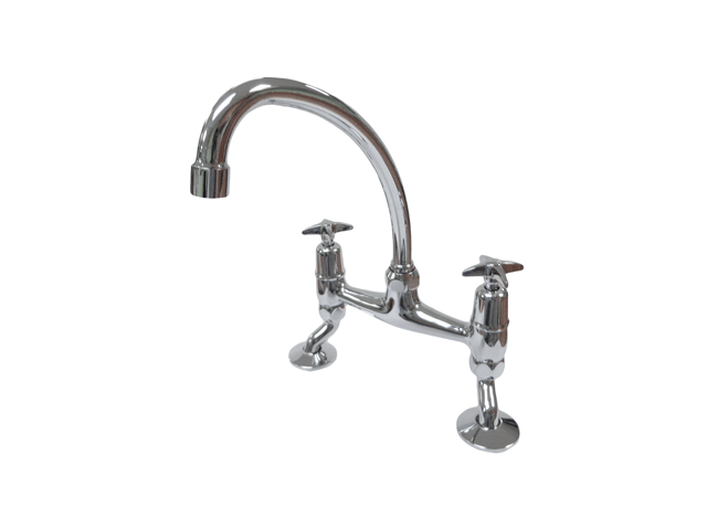 Aquarius Polished Chrome Kitchen Mixer - 24P24 MEGA