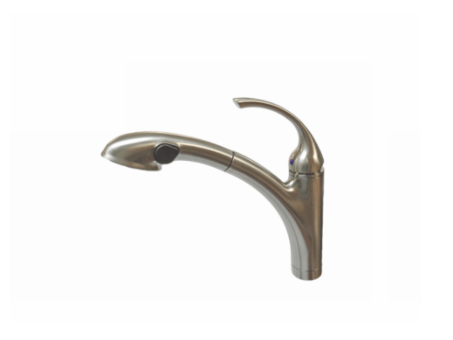 Aquarius Brushed Nickel PVD Single Handle Pull-out Kitchen Faucet - F0504501701BN MEGA