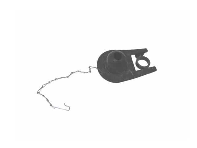 Aquarius Flush Rubber Flapper with Chain. A repalcement part for Ball cock type Flush Valve - #228111 / AQUA003 MEGA