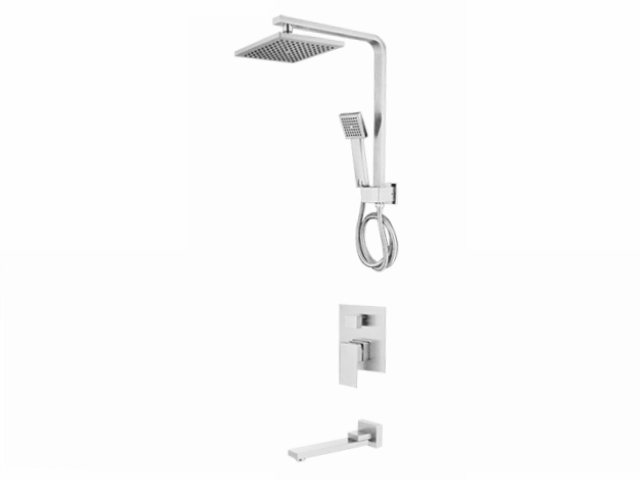 Aquarius Polished Chrome Bathtub & Shower Mixer - T105-C MEGA