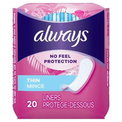 ALWAYS PANTY LINERS BREATHABLE SCENTED 20CT - APLBS20 Pie's Variety Store