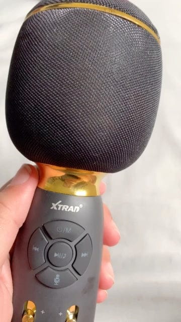 Drumstone Metal Wireless Bluetooth Microphone and Inbuilt Speaker Brings You Awesome Sound Professional Grade Wireless Microphone Karaoke Speaker This is a preum quality karaoke speaker designed to ensure that you have a good time -WS-1885 Hannah's Variety Store