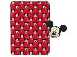 Nogginz pillow and Plush blank set This Disney Mickey Mouse Nogginz and Plush Blanket Set features your child's favorite iconic Disney character, Mickey Mouse! The plush, super cozy 62" x 90" blanket features your child's favorite Disney character-35344 Hannah Frederick