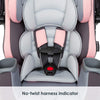 Baby Trend Cover Me 4 In 1 Convertible Car Seat Quartz Pink: integrated patented height and angle adjustable UPF 50+ canopy for full in-car shade protection - CV89D09B