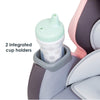 Baby Trend Cover Me 4 In 1 Convertible Car Seat Quartz Pink: integrated patented height and angle adjustable UPF 50+ canopy for full in-car shade protection - CV89D09B