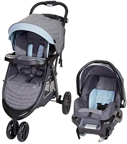 Baby Trend Skyline 35 Travel System Starlight Pink/Blue: Sophisticated stroller looks upscale without sacrificing comfort and safety - TS42C01A/TS42B52A