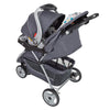 Baby Trend Skyview Travel System Ions: provides easy maneuverability with two convenient rear brakes and the one hand folding mechanism - TS89B17A