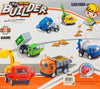 BCD  City Builder Vehicle Playset: Comes with six vehicles and fun pack for imagination fun all day long - 2956H