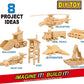 BCD Deluxe Workshop: DIY deluxe workshop is an awesome first project kit for kids (90 piece set) - BCD-8855A ebuystt