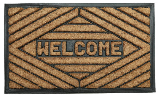Chateau Coir & Rubber Mat (24" x 36") suited for outdoor use as it can withstand outdoor conditions as well as foot traffic very well - RN# 160706 ebuystt
