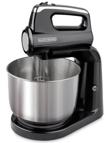 Black And Decker Mixer Stainless Steel Bowl 5 Speed - 05087582182 Pie's Variety Store