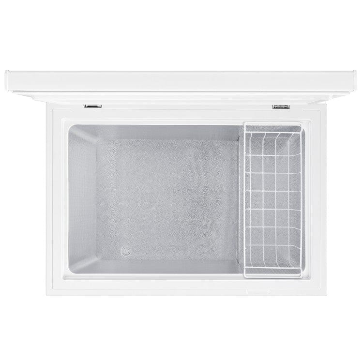 Hisense 7 cu Chest Freezer   With a spacious 7.0 cu ft capacity, the Hisense LC70D6EWD chest freezer offers excellent storage for everything from frozen treats to packaged meats -431457