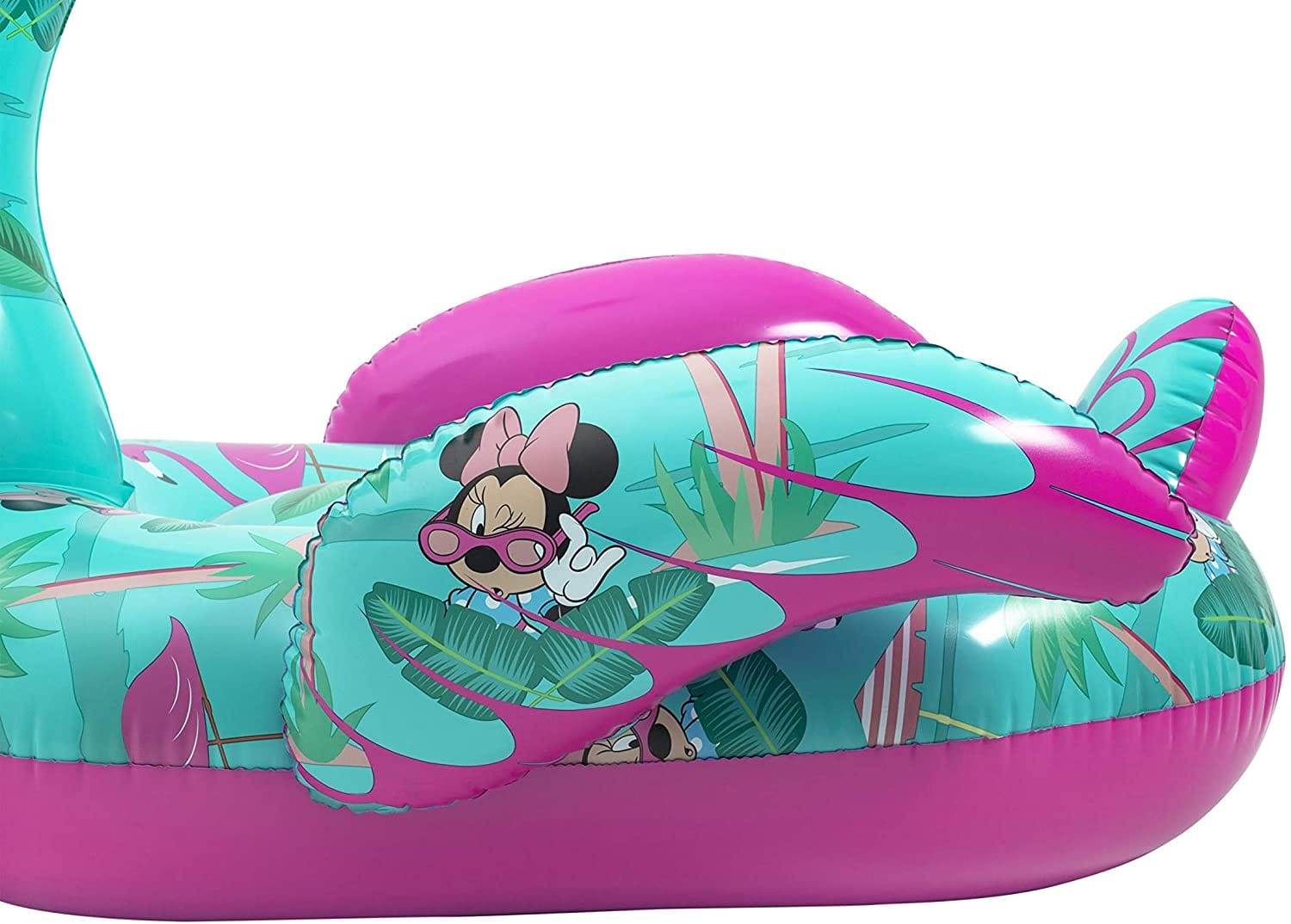BESTWAY  Fashion Flamingo Floatie: The tropical Minnie print brings the magic of Disney to your pool - 91081