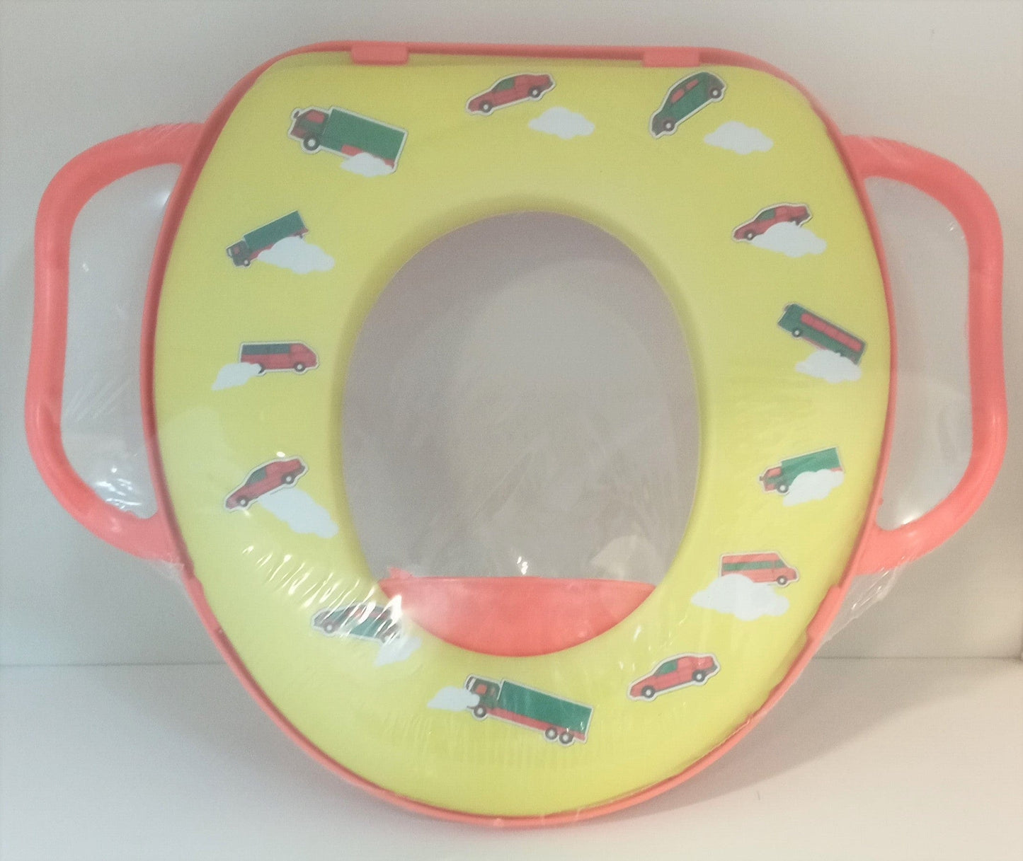 Soft Potty Seat With Handles Assorted: The non-slip base helps keep the topper steady on the toilet seat for extra stability - SU271 ebuystt