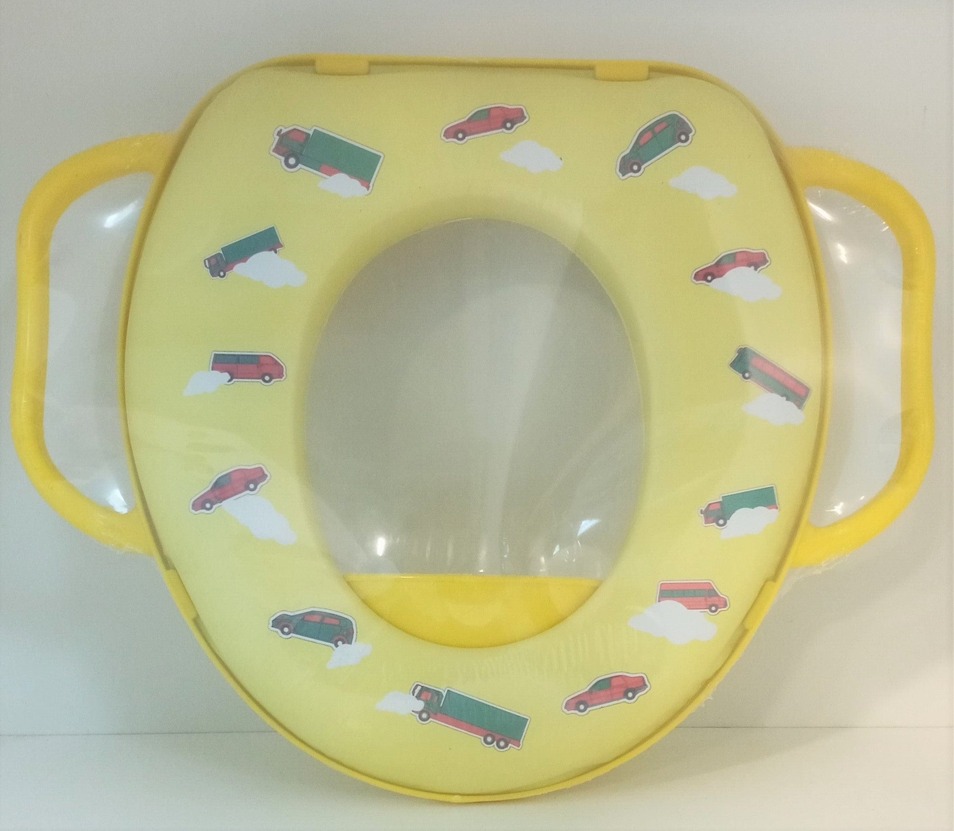 Soft Potty Seat With Handles Assorted: The non-slip base helps keep the topper steady on the toilet seat for extra stability - SU271 ebuystt