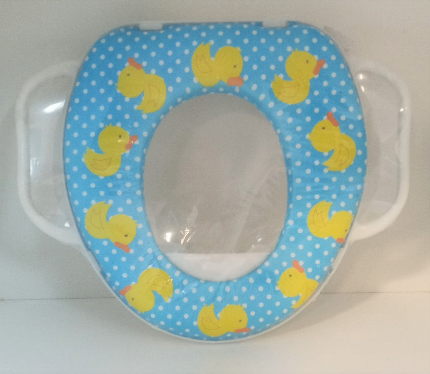 Soft Potty Seat With Handles Assorted: The non-slip base helps keep the topper steady on the toilet seat for extra stability - SU271 ebuystt