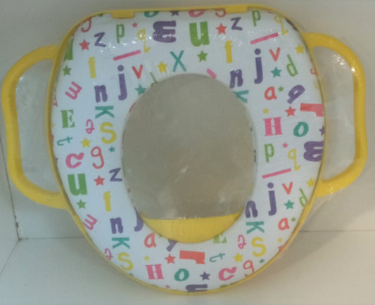 Soft Potty Seat With Handles Assorted: The non-slip base helps keep the topper steady on the toilet seat for extra stability - SU271 ebuystt