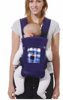 GTBW  Carrier Plaid Wallaby: The innovative Wallaby baby carrier is one of the lightest in its category and it is equipped with a foot that unfolds - 4924