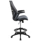 High Back Dark Gray Mesh Spine-Back Ergonomic Drafting Chair with Adjustable Foot Ring and Adjustable Flip-Up Arms [BL-ZP-809D-DKGY-GG] A-Z Store Nadia