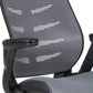 High Back Dark Gray Mesh Spine-Back Ergonomic Drafting Chair with Adjustable Foot Ring and Adjustable Flip-Up Arms [BL-ZP-809D-DKGY-GG] A-Z Store Nadia