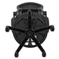 Mid-Back Black Mesh Ergonomic Drafting Chair with Adjustable Foot Ring and Flip-Up Arms [BL-ZP-8805D-BK-GG] A-Z Store Nadia