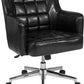 Laone Home and Office Upholstered Mid-Back Chair in Beige Fabric [BT-1176-BGE-F-GG] A-Z Store Nadia