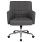 Laone Home and Office Upholstered Mid-Back Chair in Beige Fabric [BT-1176-BGE-F-GG] A-Z Store Nadia